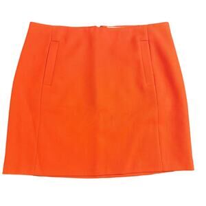 Banana Republic Skirt Orange Size 12 Pockets